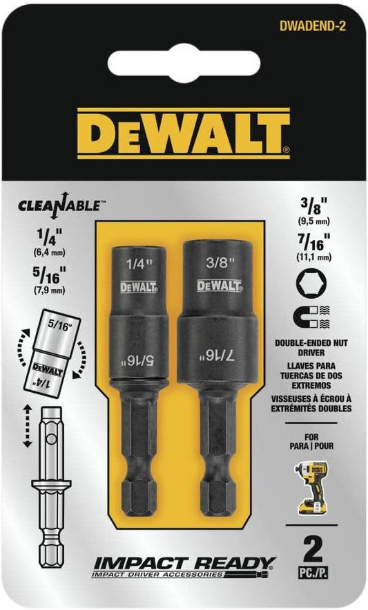 DEWALT Nut Driver Set. Double Ended. 2-Piece (DWADEND-2)