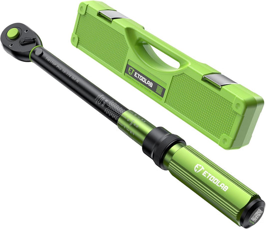 1/2 Drive Click Torque Wrench Dual-Range¡¾10-170.0ft.lb/13.60-230.5Nm¡¿¡À3% Precision Torque Wrench 1/2 Drive. 72 Tooth Dual-Direction Adjustable Torque Wrench for Bicycle. Moto and Car Maintenance